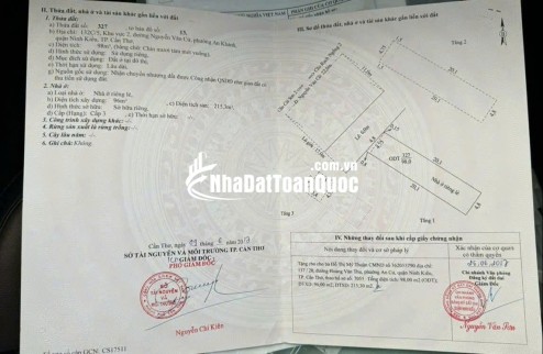 BÁN NHÀ MẶT TIỀN NGUYỄN VĂN CỪ - 17 TỶ, 98M2, KINH DOANH