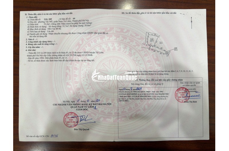 Bán nhà 5T Miêu Nha Tây Mỗ DT33m2, MT4.1m, lô góc, 6.5 tỷ Nam Từ Liêm