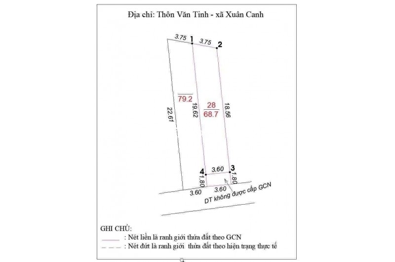 CHỦ CẦN BÁN LỖ – LÔ ĐẤT ĐẸP XUÂN CANH, ĐÔNG ANH