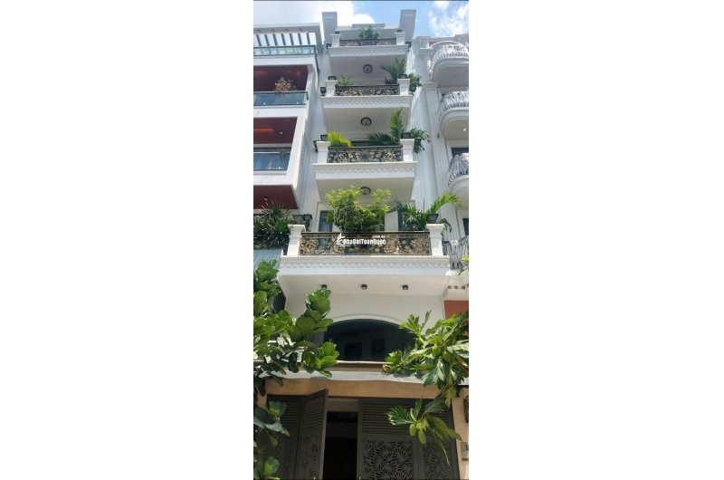 NHÀ 6 TẦNG 486M2 XE HƠI ĐỔ CỬA, THANG MÁY - Ở NGAY - GẦN CHỢ AN NHƠN- GÒ VẤP LH:0707745769.