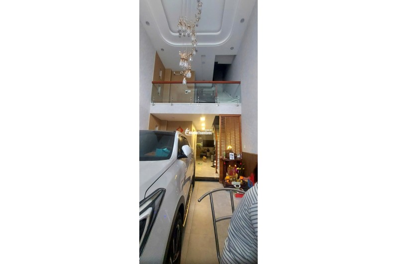 NHÀ 6 TẦNG 486M2 XE HƠI ĐỔ CỬA, THANG MÁY - Ở NGAY - GẦN CHỢ AN NHƠN- GÒ VẤP LH:0707745769.