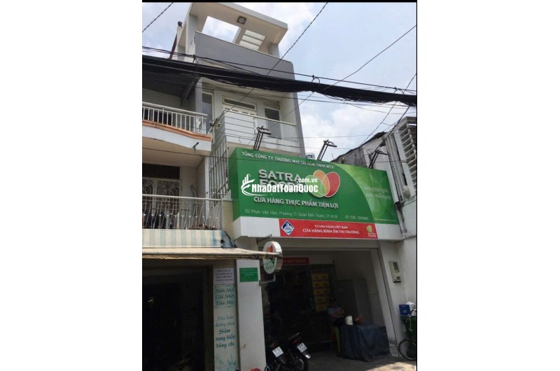 Cho thuê nhà MT 3 lầu 112 Phan Văn Hân P17 Bình Thạnh tiện kinh doanh