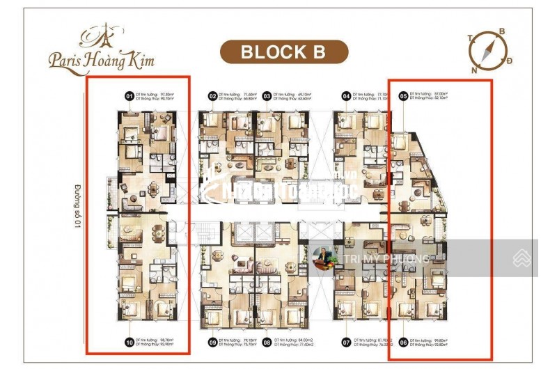 Bán căn góc 3PN + 2 view ôm trọn SG phồn vinh + giá bán gốc CĐT Paris Hoàng Kim, Quận 2 - Xem nhà ngay
