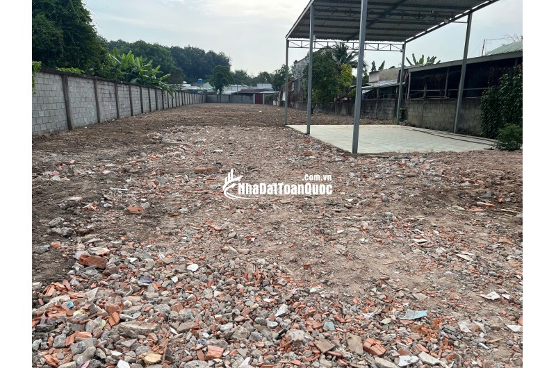 BÁN ĐẤT MT ĐƯỜNG BẦU GIÃ, CỦ CHI - DT 1.529,4M2 - SHR - 17TR/M2. LH:0988333006.