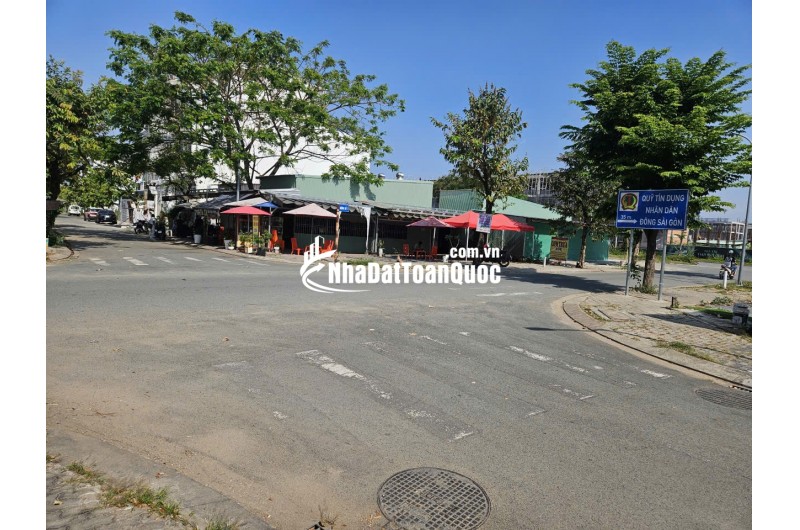 Bán đất lô góc 2 mặt tiền 104m2 khu tái định cư Nam Rạch Chiếc Q2 cũ