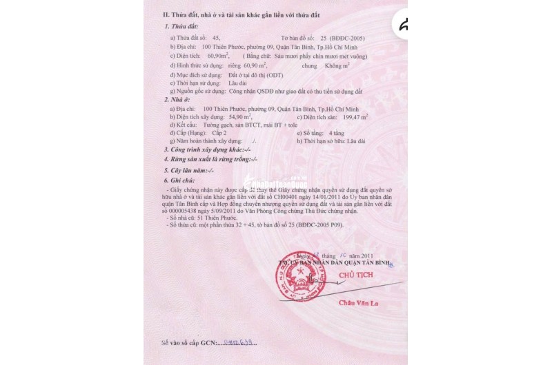 Bán nhà 4 tầng số 100 Thiên Phước P9 Tân Bình vị trí siêu đẹp tiện KD