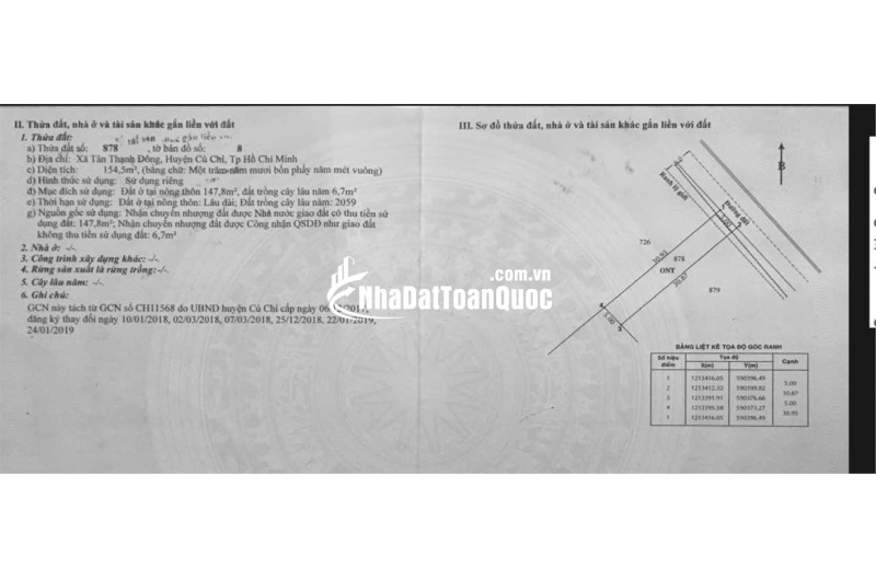 ĐẤT ĐẸP – GIÁ TỐT – CHÍNH CHỦ CẦN BÁN ĐẤT Tại Đường 130,  Xã Tân Thạnh Đông, Củ Chi, Hồ Chí Minh