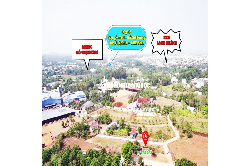 ĐẤT NỀN 85m² GIÁ RẺ, NGAY  ĐƯỜNG HỒ THỊ HƯƠNG, RẠP PHIM  LONG KHÁNH, ĐN