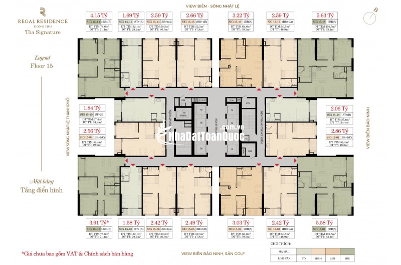 CHUYỂN NHƯỢNG CĂN HỘ STUDIO – REGAL RESIDENCE (TÒA SIGNATURE)
