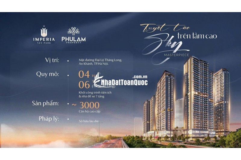 Mở bán quỹ cưn độc quyền Impria Sky Park Nam An Khánh