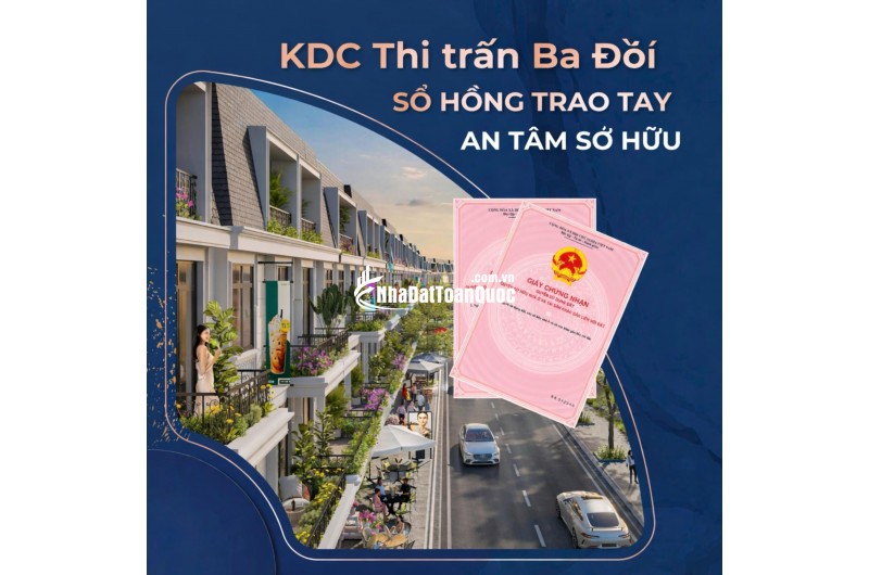 CHỈ TỪ 370TR SỞ HỮU ĐẤT FULL THỔ CƯ BA HÀNG ĐỒI – SỔ RIÊNG – GẦN KCN – DÒNG TIỀN TỐT