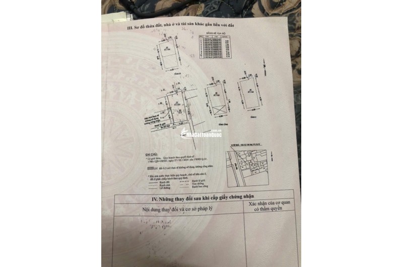 BÁN GẤP NHÀ BÀ HẠT Q10 GẦN ĐƯỜNG XE HƠI CÁCH VÀI BỨOC CHÂN. LH:0909304773