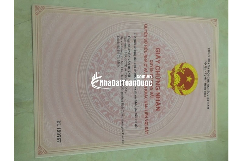 Cần bán nhà chính chủ, vị trí TT Thủ Đức, gần trường học, BV  0969128268
