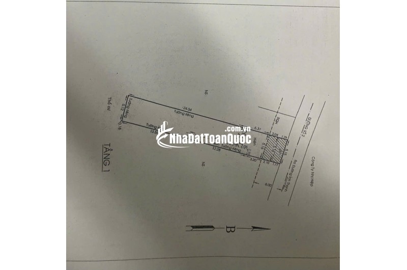 Bán đất tặng nhà mặt tiền đường số Lò Lu, chỉ 48 triệu/m².