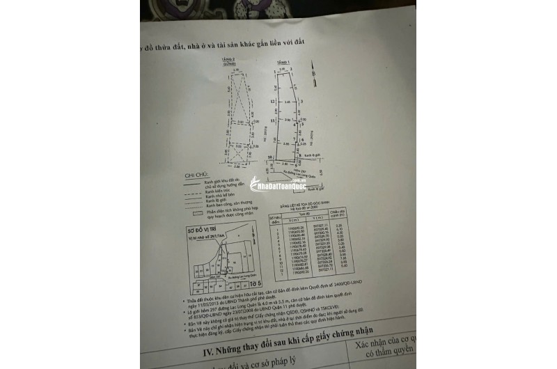 NHÀ QUẬN 11 LIỀN KỀ CÁC QUẬN KHÁC, AN NINH AN TOÀN. 5 TỶ 59.1 M2. LH:0903067772.