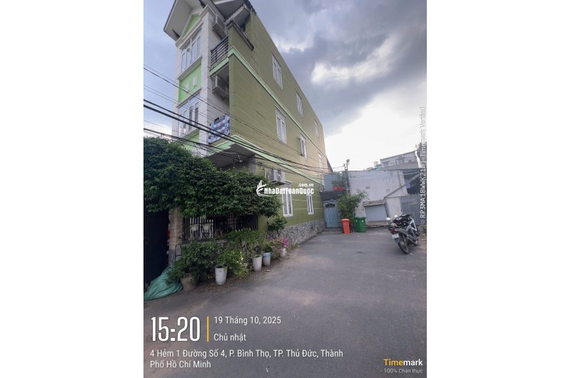 BÁN ĐẤT PHƯỜNG THỦ ĐỨC MỚI. DT 66,5 M2 THỔ CƯ – SẴN SỔ HỒNG - 6.6 TỶ. LH:0944649344.