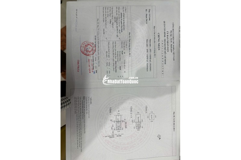 BÁN NHÀ TẠI PHƯỜNG 10, TÂN BÌNH – DT 47,6 M2 – SẴN SỔ HỒNG - CHỈ 6T450TR. LH:0793547979.