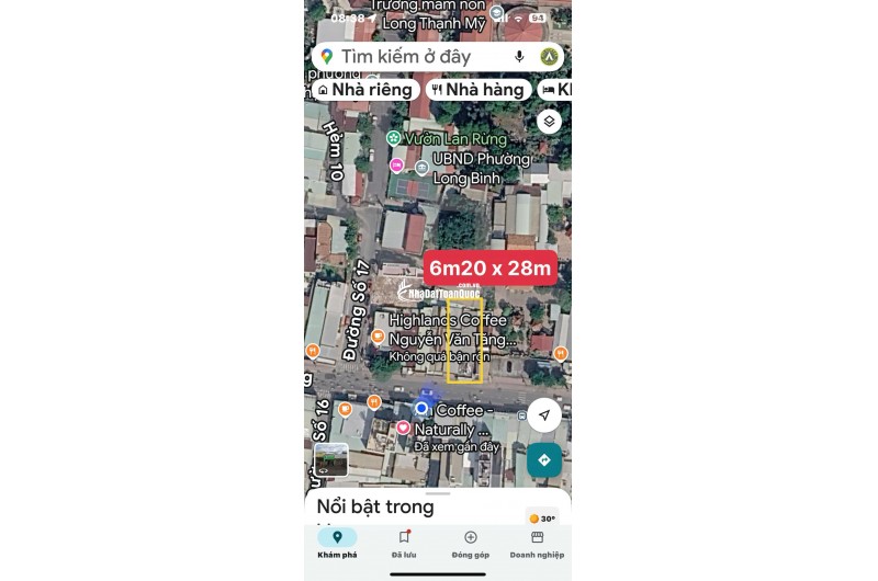 NHÀ PHỐ MTKD 335 NGUYỄN VĂN TĂNG, P.LONG BÌNH (MỚI) - DT 166,7M2_SHR_21.5 TỶ LH:0937467394