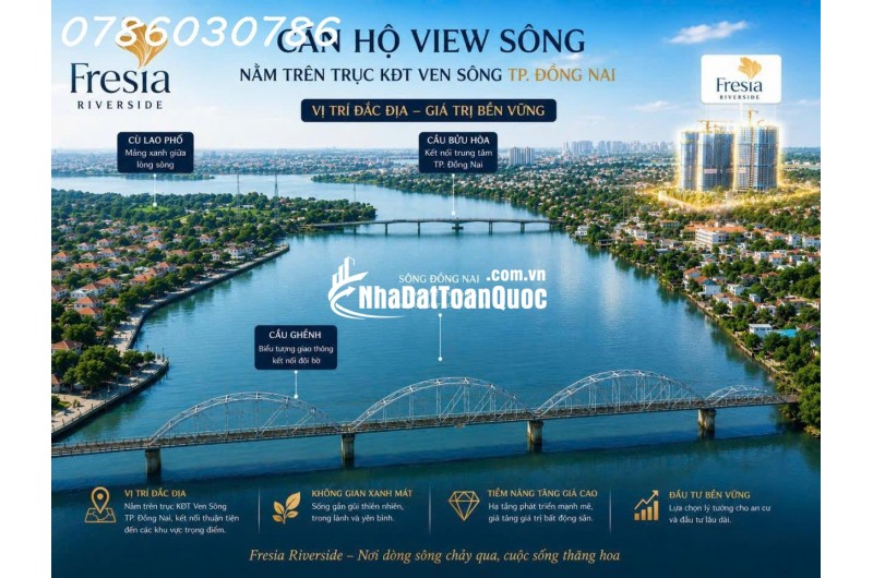 FRESIA RIVERSIDE – MUA TRƯỚC KHI MẶT BẰNG GIÁ MỚI ĐƯỢC THIẾT LẬP
