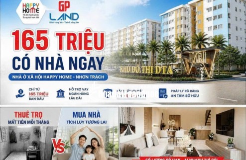 Happy Home 2PN + 2WC - Thanh toán 30% (165 Triệu) sở hữu ngay, sổ hồng riêng⁠