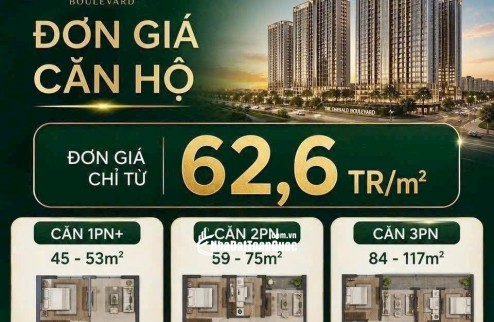 Căn hộ TPHCM thanh toán chỉ 15tr/tháng, giá chỉ 2.8 tỷ