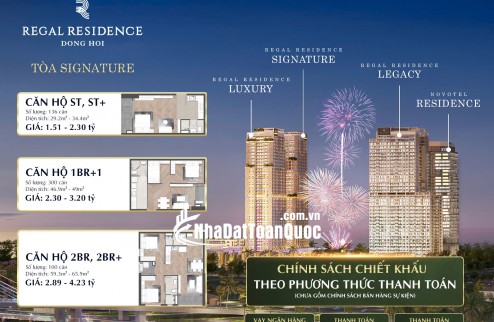CHUYỂN NHƯỢNG CĂN HỘ STUDIO – REGAL RESIDENCE (TÒA SIGNATURE)