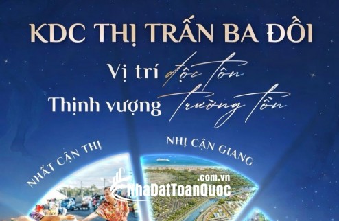 CHỈ TỪ 370TR SỞ HỮU ĐẤT FULL THỔ CƯ BA HÀNG ĐỒI – SỔ RIÊNG – GẦN KCN – DÒNG TIỀN TỐT