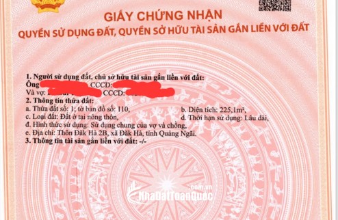 Ngộp thở với lô đất VÀNG tại trung tâm, Đăk Hà đây ạ!