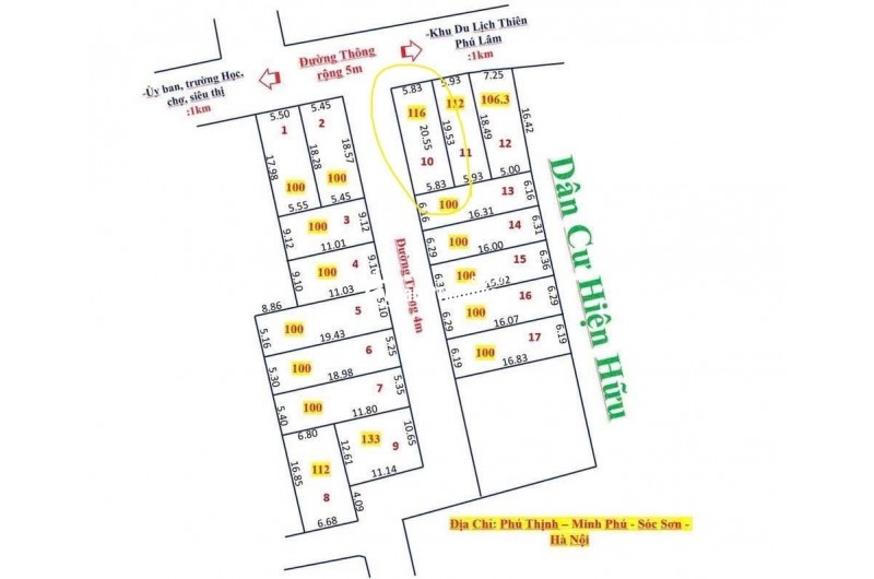 ĐẤT ĐẸP - GIÁ TỐT - Bán Nhanh Lô Đất Full thổ cư tại huyện Sóc Sơn, Hà Nội