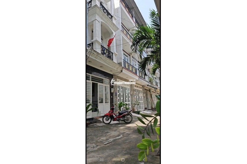 Bán nhà hẻm xe hơi 1 trệt 2 lầu 1ST tại 134/24 Thạnh Lộc 27 Q12