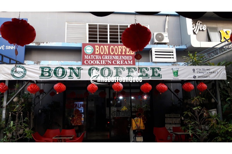 Bán căn hộ tầng trệt 7 x 11 CC Sơn Kỳ 2 đang kinh doanh Cafe