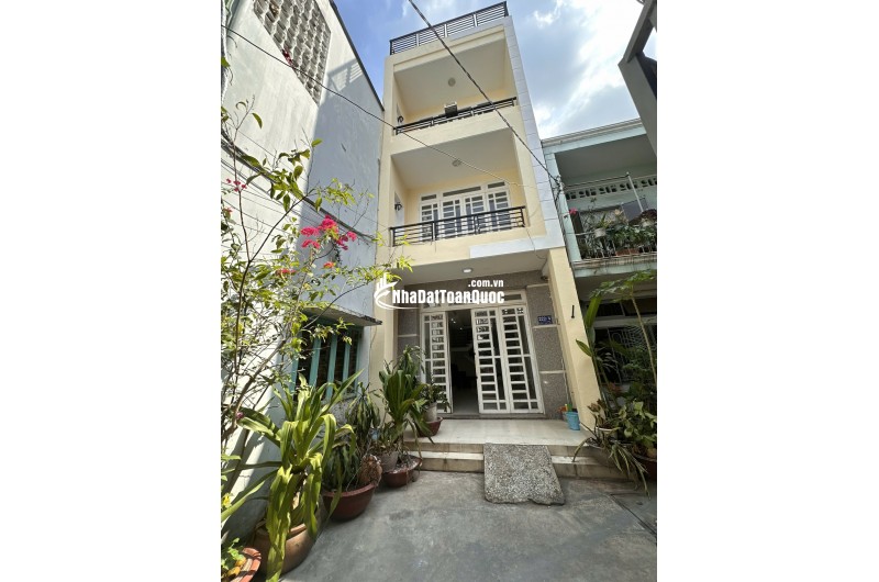 Cho thuê nhà 222/4 Võ Thành Trang P11 QTân Bình 1 trệt 2 lầu