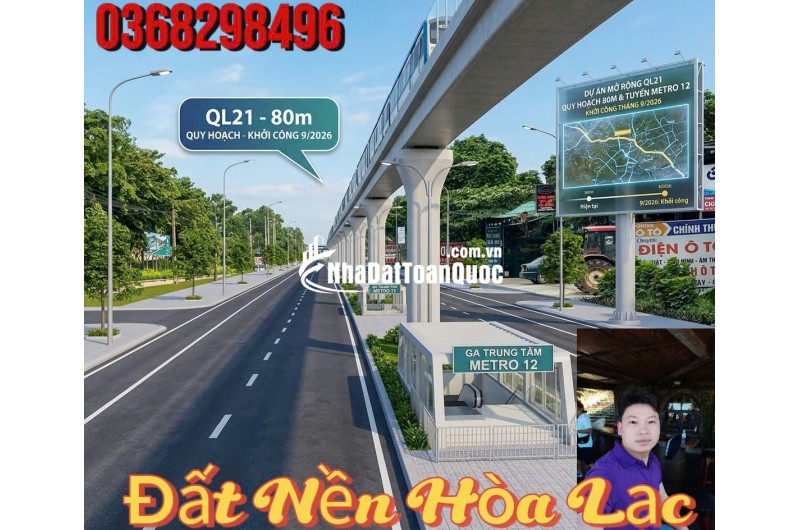 cắt lỗ, bán gấp mảnh đất Hoà Lạc 100m2 full thổ cư