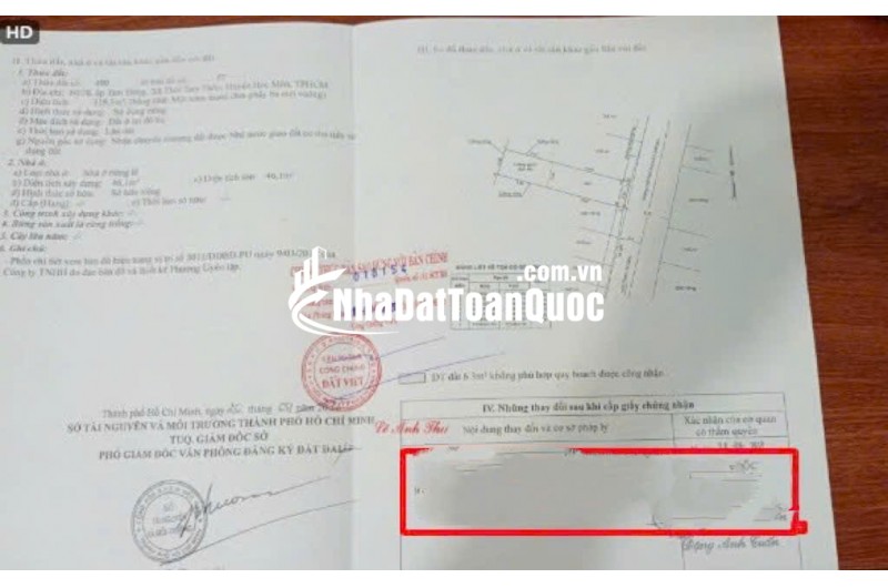 BÁN NHÀ CẤP 4 HOÀN CÔNG - FULL THỔ CƯ - SỔ HỒNG RIÊNG - HẺM CÀ PHÊ GÓC PHỐ, HÓC MÔN