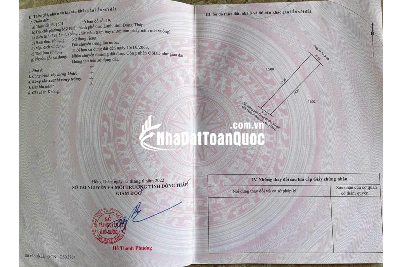 CẦN BÁN KHU ĐẤT TIỀM NĂNG MẶT TIỀN TUYẾN TRÁNH QL30 – GẦN CHỢ MỸ PHÚ. LH:0907682333.