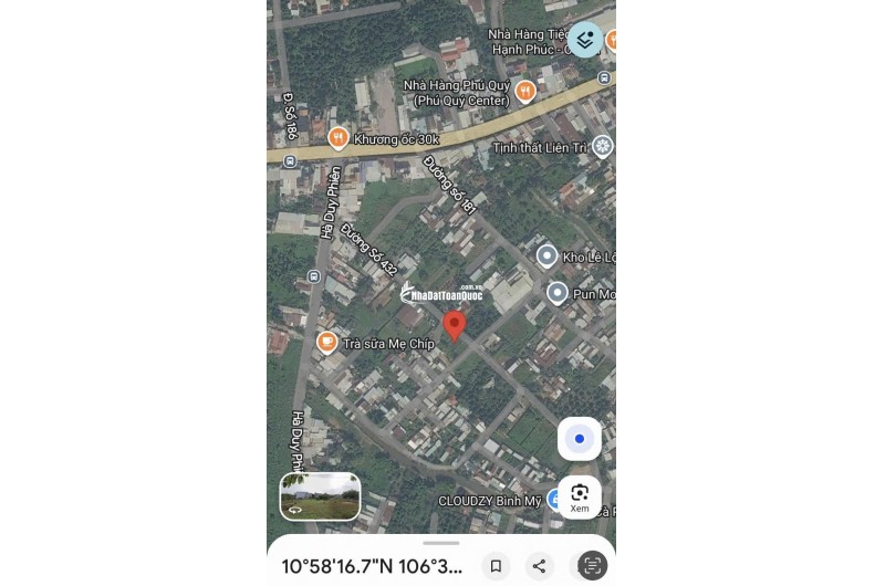 HOT HOT – CHÍNH CHỦ CẦN BÁN LÔ ĐẤT- MẶT TIỀN Tại Đ. 432, X.Bình Mỹ, H.Củ Chi, TP.HCM