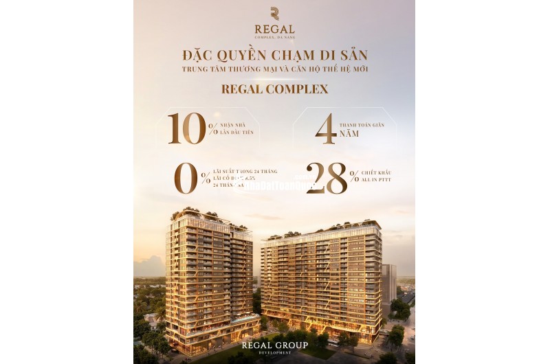 Cơ hội sở hữu căn hội view sông ngắm biển tại Regal Complex Đà Nẵng
