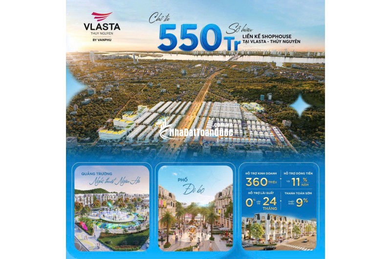 Chỉ tử 550 triệu-Sở hữu ngay liền kề shopehouse đẳng cấp bậc nhất Thuỷ Nguyên Hải Phòng
