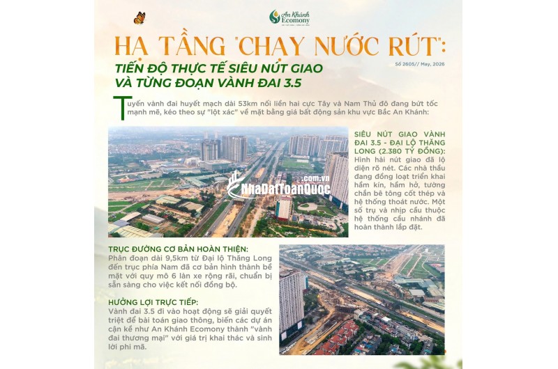 BÁN LIỀN KỀ TẶNG XE DỰ ÁN ECOMONY BẮC AN KHÁNH