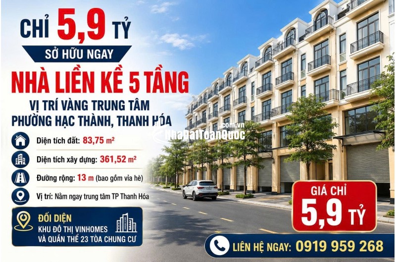LIỀN KỀ, SHOPHOUSE CUỐI CÙNG - CENTRAL RIVERSIDE. NHÀ TRUNG TÂM, KHAI THÁC NGAY.  CĐT: 09666 343 969