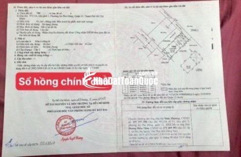 Nhà bán SHR chính chủ hẻm 971/3A An Phú Đông Q12, sát Gò Vấp