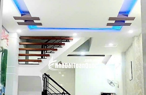 Bán nhà hẻm xe hơi 1 trệt 2 lầu 1ST tại 134/24 Thạnh Lộc 27 Q12