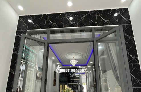 NHÀ MỚI 2 TẦNG  HẺM XE  HƠI  HUỲNH TẤN PHÁT Q7. 104M2 - 4PN - 6.450TỶ - SỔ HỒNG RÊNG