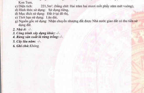 Lô đất nằm ngay mặt tiền đường Ngô Tiến Dũng, vị trí này thì quá đẹp để kinh doanh hoặc xây nhà ở
