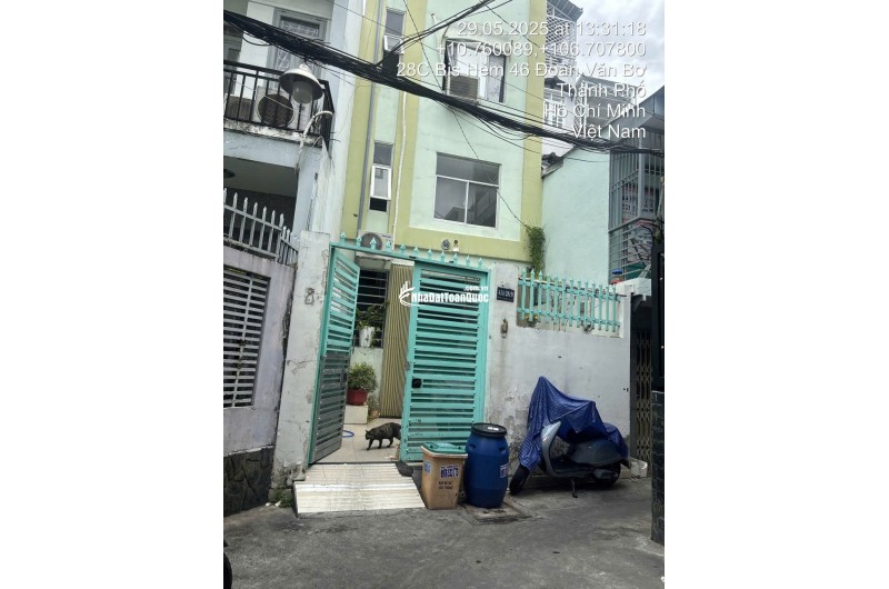 Bán nhà 414/28/9 Đoàn Văn Bơ, P.Khánh Hội, TPHCM. 99m2 SHR chỉ 9.8 tỷ. Lh: 0917873287