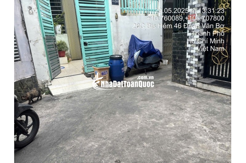 Bán nhà 414/28/9 Đoàn Văn Bơ, P.Khánh Hội, TPHCM. 99m2 SHR chỉ 9.8 tỷ. Lh: 0917873287