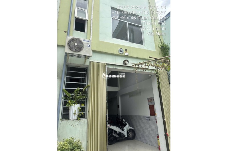 Bán nhà 414/28/9 Đoàn Văn Bơ, P.Khánh Hội, TPHCM. 99m2 SHR chỉ 9.8 tỷ. Lh: 0917873287