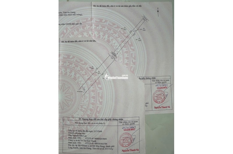 BÁN ĐẤT 3 CÔNG ĐẤT XÃ MỸ HOÀ HƯNG, TP LONG XUYÊN SHR CHỈ 750 TRIỆU. LH:0977226448