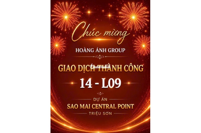 BÁN ĐẤT NỀN SAO MAI TRIỆU SƠN . LH:0829102989.....