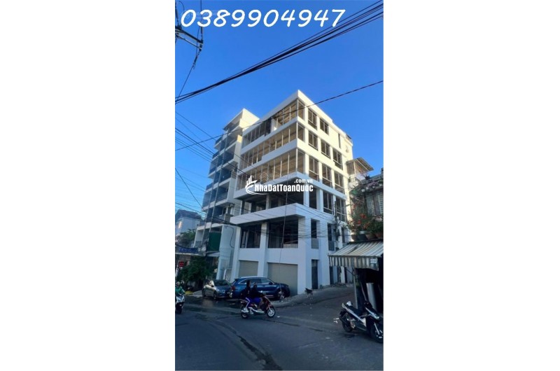 Toà căn hộ 7 tầng bên hông chung cư Vĩnh Phước, sát đường 2/4: 50m. Giá: 20 tỷ